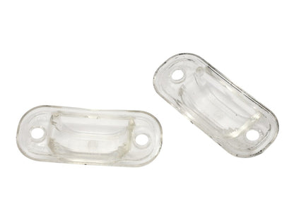 2x License Plate Light Lamp Lens 80-91 VW Vanagon T3 - Genuine OEM Hella