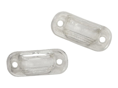 2x License Plate Light Lamp Lens 80-91 VW Vanagon T3 - Genuine OEM Hella