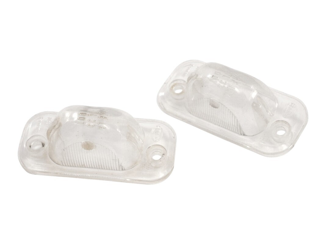 2x License Plate Light Lamp Lens 85-92 VW Jetta Golf GTI MK2 - Genuine OEM Hella