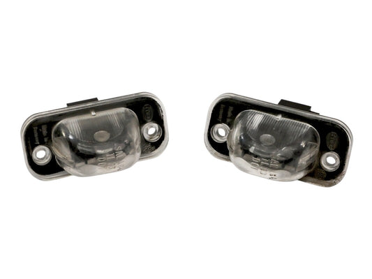 2x License Plate Light Lamp Lens & Bulb Holders 85-92 VW Jetta Golf GTI MK2 OEM