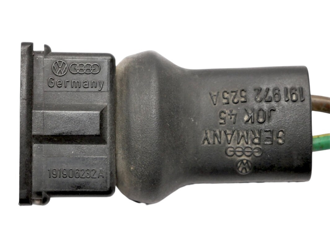 2 Pin Wiring Plug Connector Pigtail 85-92 VW Jetta Golf GTI MK2 - 191 906 232 A