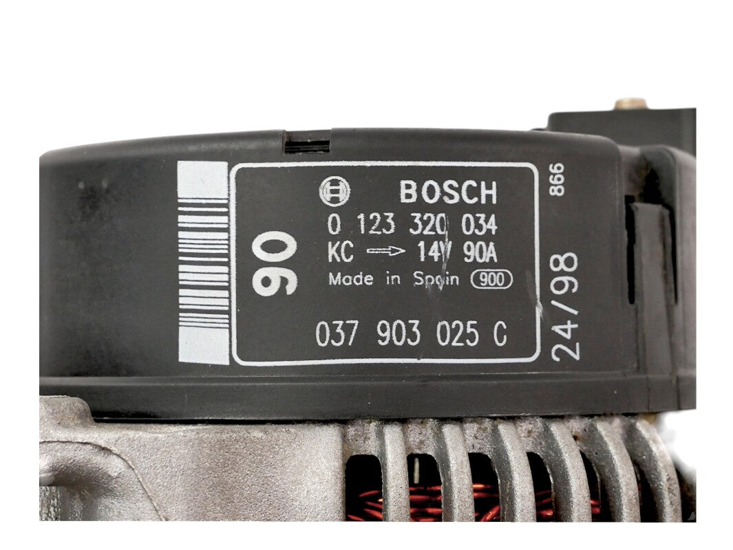 NOS Bosch 90A Alternator 98-99 VW Beetle 2.0 AEG - Genuine OEM - 037 906 025 C