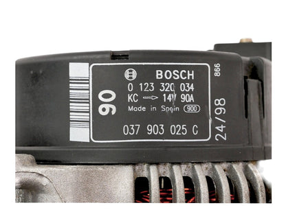 NOS Bosch 90A Alternator 98-99 VW Beetle 2.0 AEG - Genuine OEM - 037 906 025 C