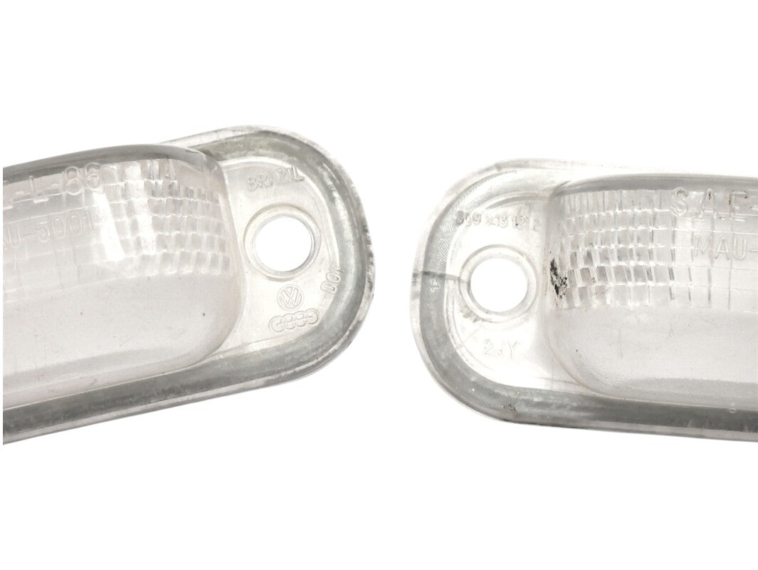 2x License Plate Lights Lamp Lens 75-84 VW Rabbit GTI Jetta MK1 Cabriolet Fox