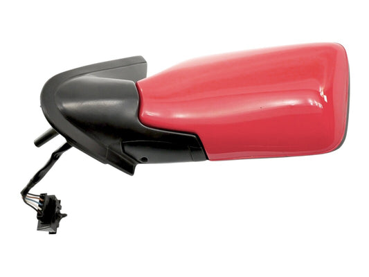 LH Exterior Side View Door Mirror 93-99 VW Jetta Golf GTI Mk3 Power Red - OEM