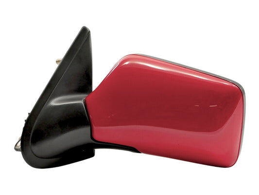 LH Exterior Side View Door Mirror 93-99 VW Jetta Golf GTI Mk3 Power Red - OEM