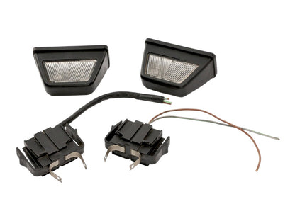 License Plate Lights Lamps 80-84 Audi 4000 Sedan - Genuine OEM - 811 943 021