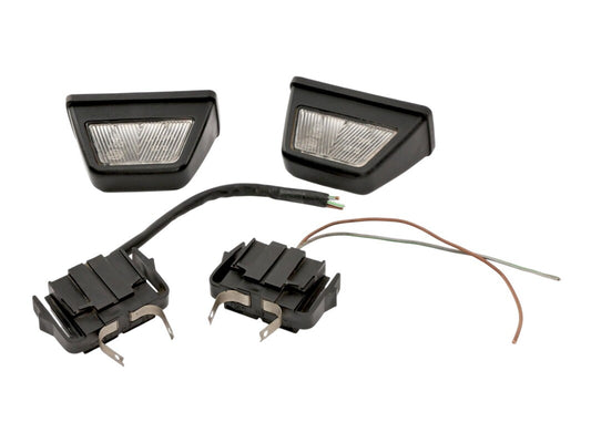 License Plate Lights Lamps 80-84 Audi 4000 Sedan - Genuine OEM - 811 943 021