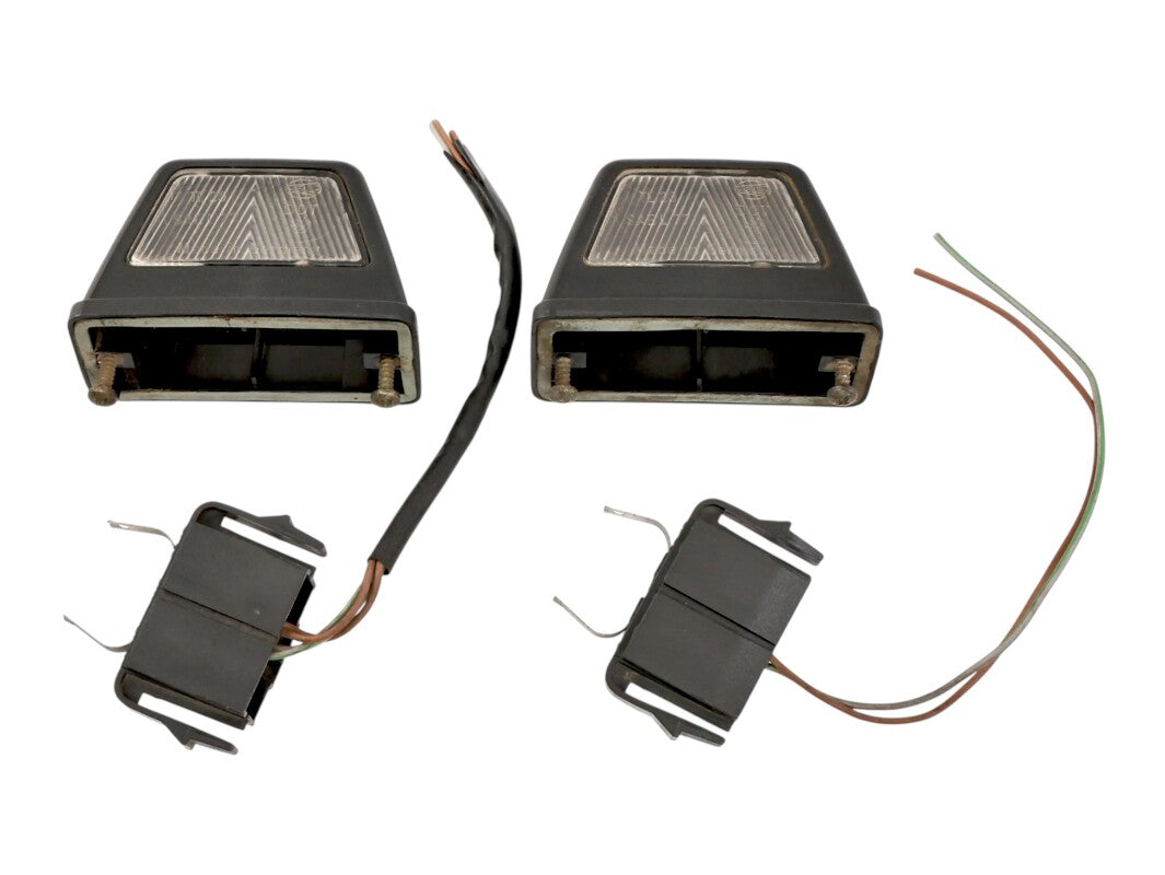 License Plate Lights Lamps 80-84 Audi 4000 Sedan - Genuine OEM - 811 943 021