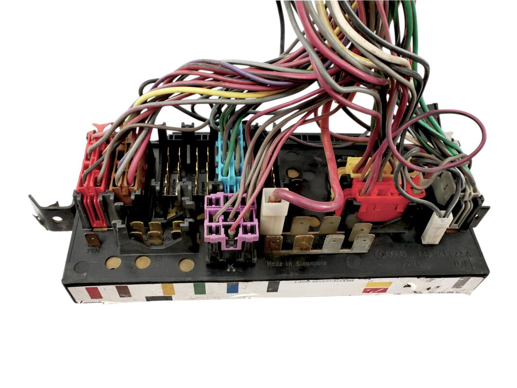 Dash Fuse Relay Box Fusebox & Wiring Harness 87-93 VW Fox - OEM - 443 941 822 A