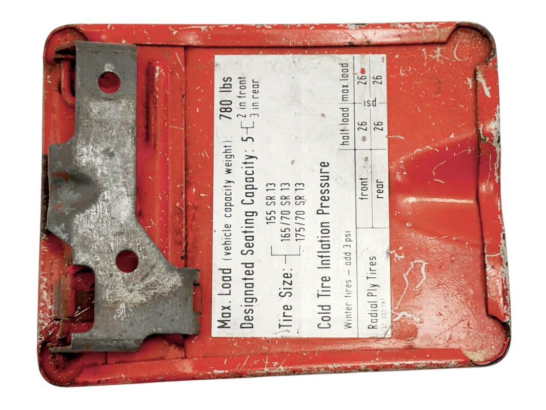 Fuel Gas Door Flap Cover Lid 74-77 VW Dasher - Genuine