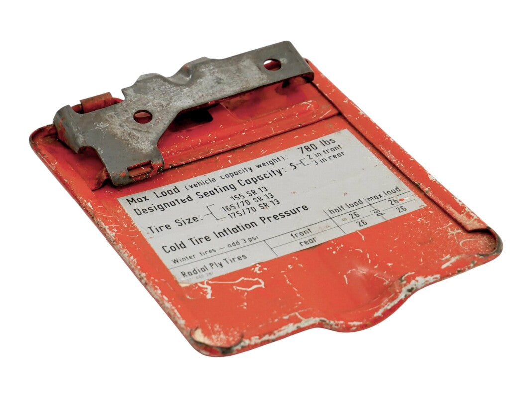 Fuel Gas Door Flap Cover Lid 74-77 VW Dasher - Genuine