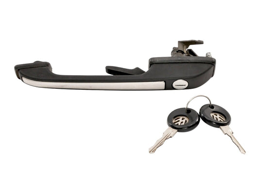 LH Front Exterior Door Handle With Keys 76-92 VW Jetta Rabbit Golf MK1 MK2 ~ OEM