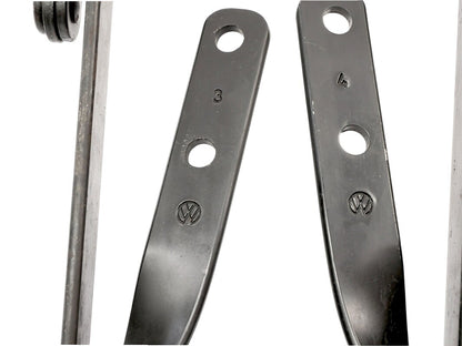 Convertible Top Hinges Supports Pair 95-02 VW Cabrio MK3 MK3.5 - Genuine OEM