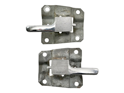 Chrome Interior Door Handle Pulls 74-79 VW Bus Aircooled OEM - 211 837 019 / 020