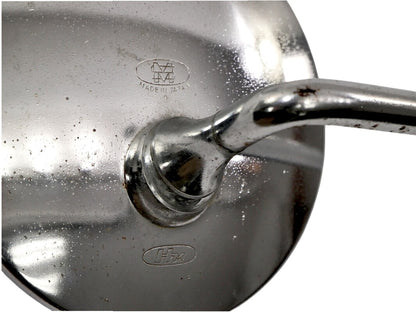 Vintage 4" Chrome Honda CB Motorcycle Mirrors 10mm - Genuine HM