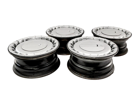 13" x 5.5" Stock Steel Wheel Rim Set 4x100 VW Jetta Golf Rabbit MK1 MK2 Cabriolet