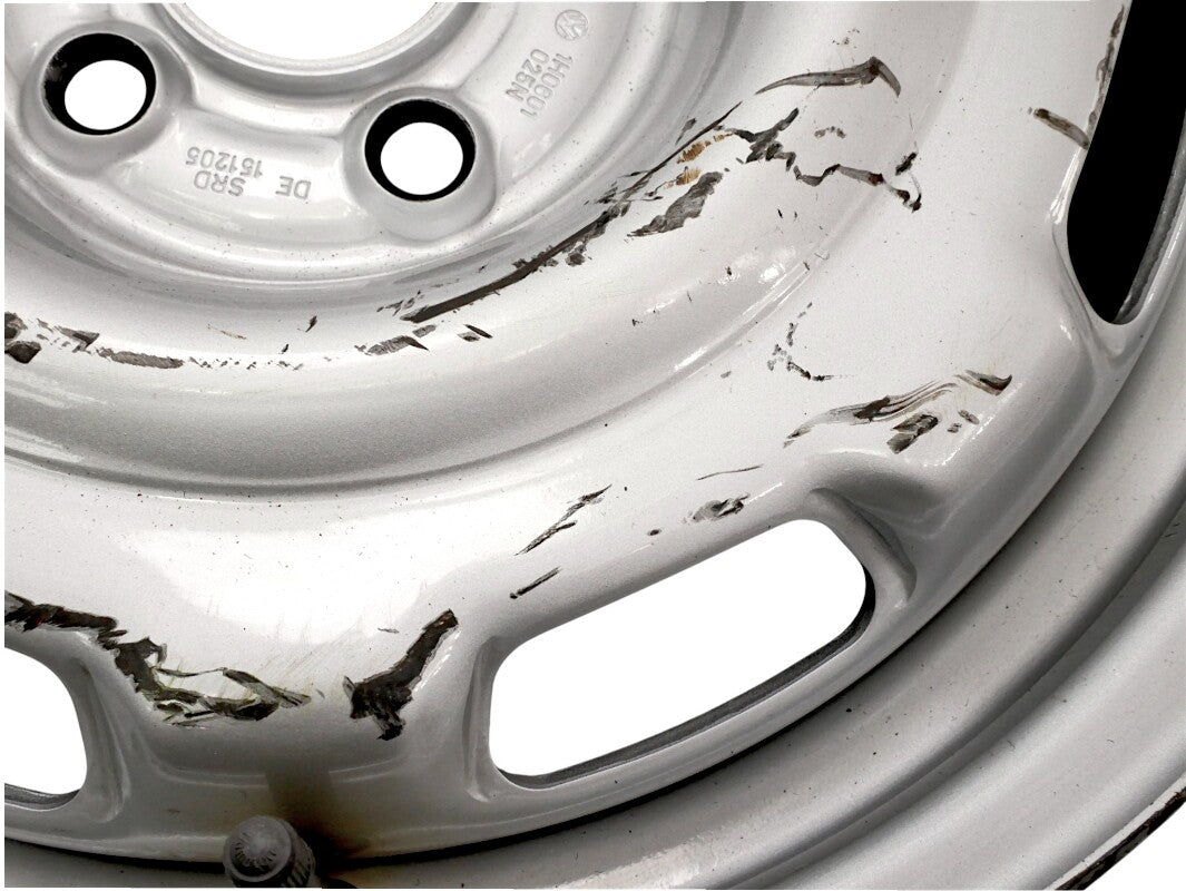 15" x 6.5" 5x100 Steel Wheel VW Jetta GTI MK3 Corrado Passat VR6 - 1H0 601 025 N