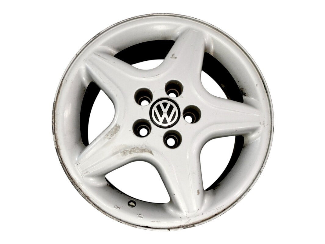 Stock 15" Alloy Wheel Rim 96-99 VW GTI VR6 MK3 5x100 OEM - 1HM 601 025 E