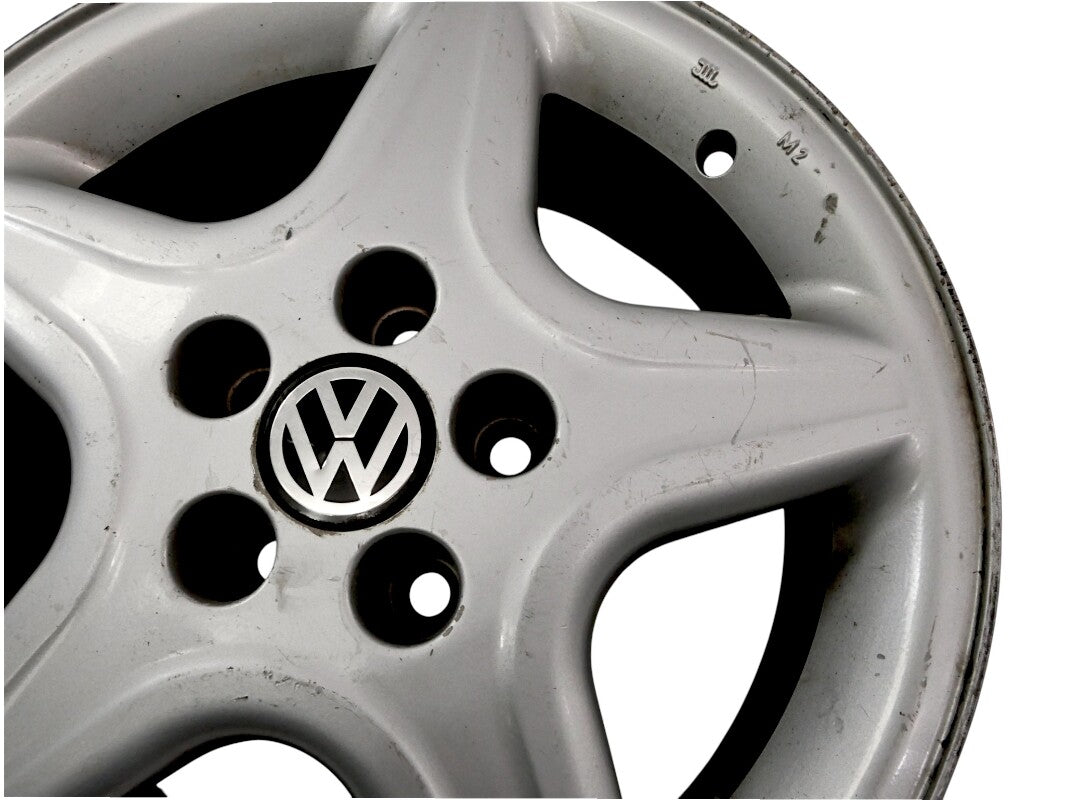 Stock 15" Alloy Wheel Rim 96-99 VW GTI VR6 MK3 5x100 - OEM - 1HM 601 025 E