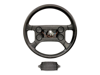 4 Spoke Sport Leather Steering Wheel VW Scirocco Cabriolet GTI Jetta MK1 MK2 OEM