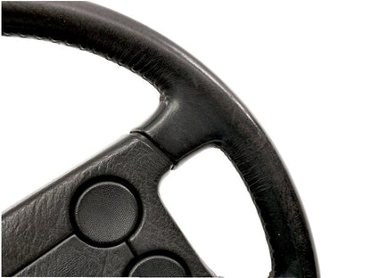 4 Spoke Sport Leather Steering Wheel VW Scirocco Cabriolet GTI Jetta MK1 MK2 OEM
