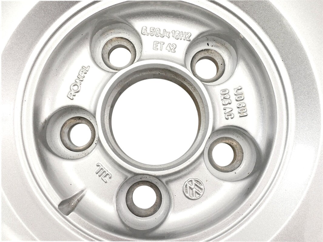 NOS 16" Alloy Wheel Rim VW Golf Jetta GTI MK4 5x100 - Ronal - 1J0 601 025 AC