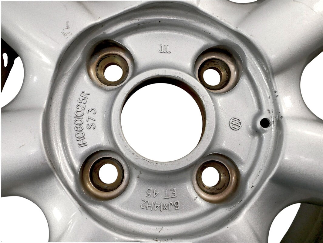 14" Alloy Wheel Rim Set 93-99 VW Jetta Golf Cabrio Mk3 Orlando - 1H0 601 025 R