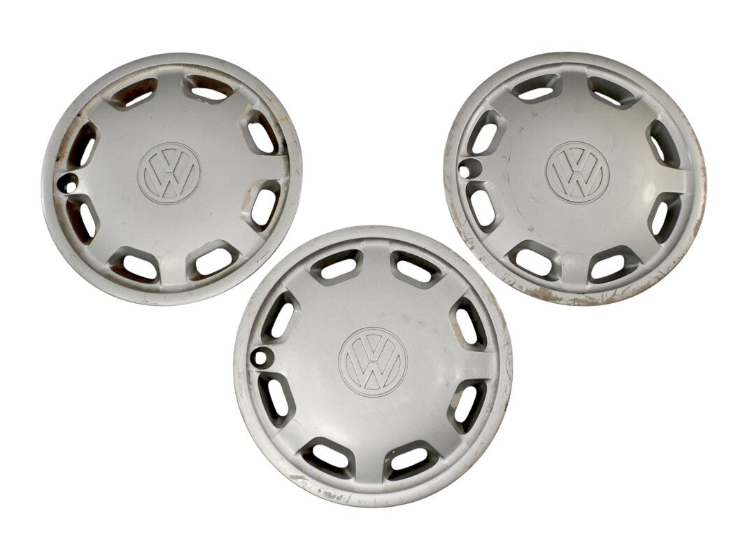 3x Hub Cap Wheel Cover Set 14" 93-99 VW Jetta Golf Cabrio MK3 OEM - 1HM 601 147