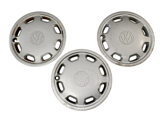 3x Hub Cap Wheel Cover Set 14" 93-99 VW Jetta Golf Cabrio MK3 OEM - 1HM 601 147
