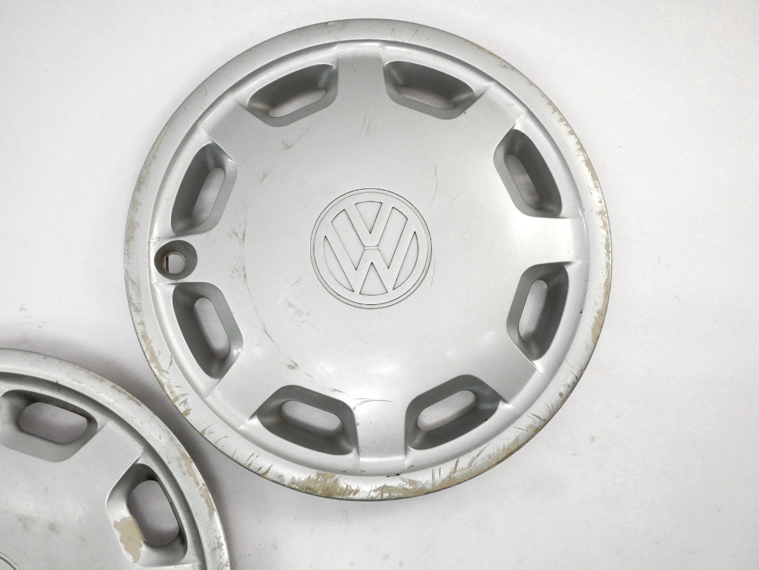 3x Hub Cap Wheel Cover Set 14" 93-99 VW Jetta Golf Cabrio MK3 OEM - 1HM 601 147