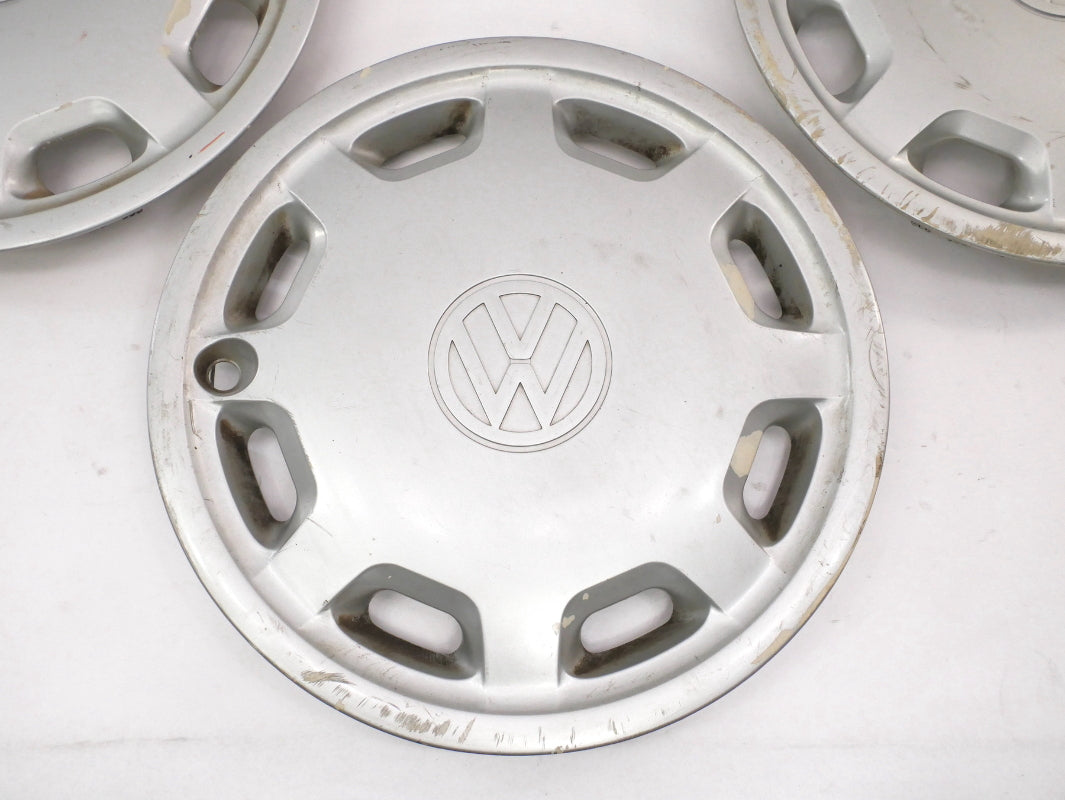 3x Hub Cap Wheel Cover Set 14" 93-99 VW Jetta Golf Cabrio MK3 OEM - 1HM 601 147