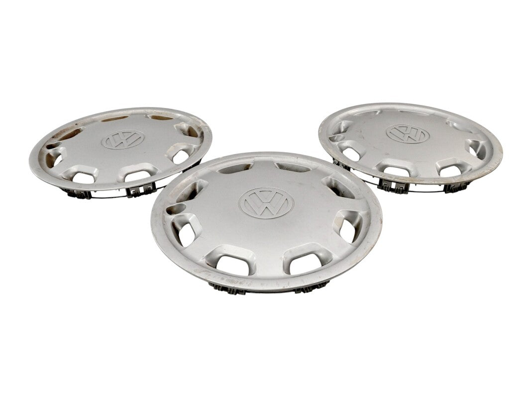 3x Hub Cap Wheel Cover Set 14" 93-99 VW Jetta Golf Cabrio MK3 OEM - 1HM 601 147