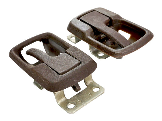 Brown Interior Door Handle Set VW Jetta Rabbit MK1 Vanagon - OEM - 171 837 235