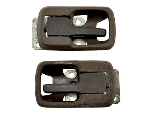 Brown Interior Door Handle Set VW Jetta Rabbit MK1 Vanagon Genuine - 171 837 235