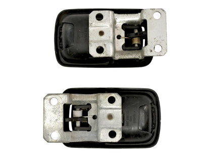 Black Ribbed Interior Door Handle Set VW Jetta Rabbit MK1 Vanagon - 171 837 235