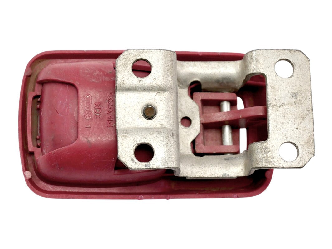 LH Red Interior Door Handle VW Jetta Rabbit MK1 Vanagon - Genuine - 171 837 235