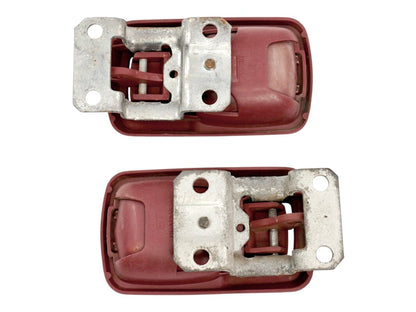 Red Interior Door Handle Set VW Jetta Rabbit MK1 Vanagon - OEM - 171 837 235