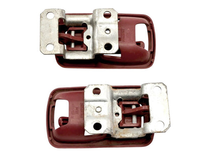 Red Interior Door Handle Set VW Jetta Rabbit MK1 Vanagon - Genuine - 171 837 235