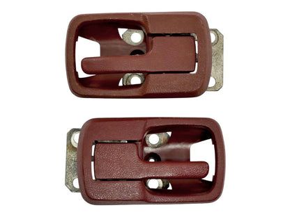 Red Interior Door Handle Set VW Jetta Rabbit MK1 Vanagon - Genuine - 171 837 235