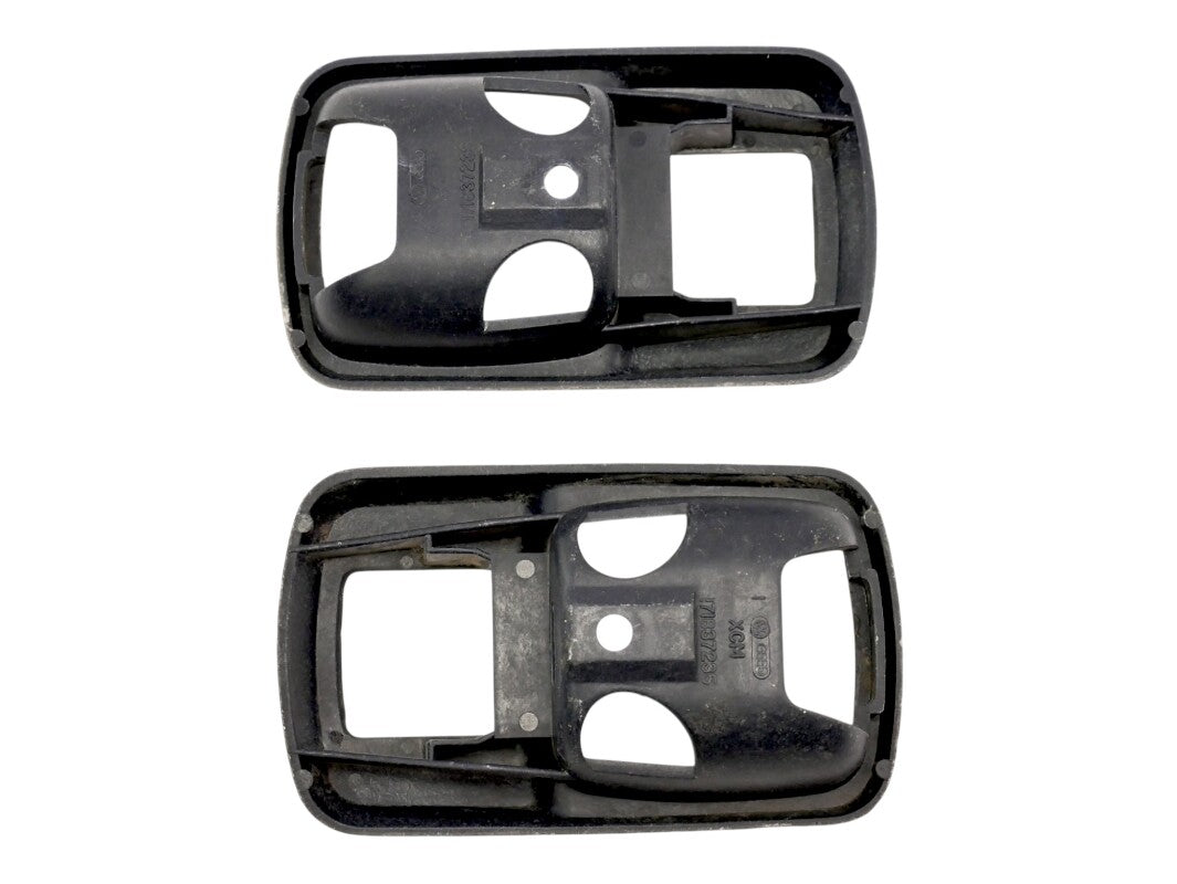 2x DK Blue Interior Door Handle Trim Surround VW Rabbit MK1 Vanagon 171 837 235