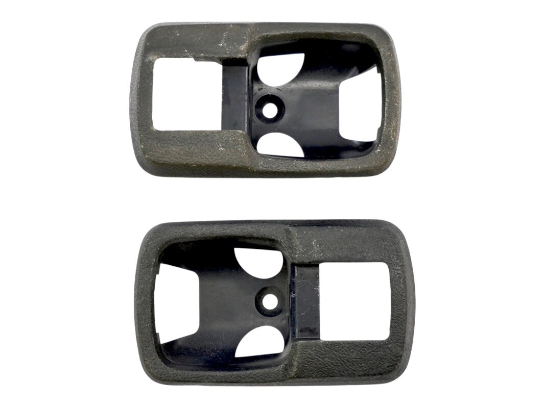 2x DK Blue Interior Door Handle Trim Surround VW Rabbit MK1 Vanagon 171 837 235