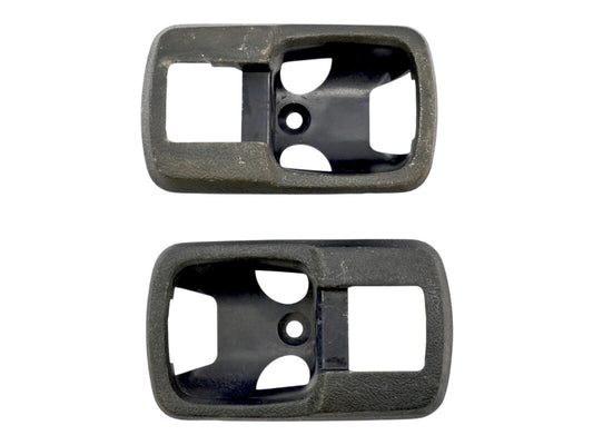 2x DK Blue Interior Door Handle Trim Surround VW Rabbit MK1 Vanagon 171 837 235