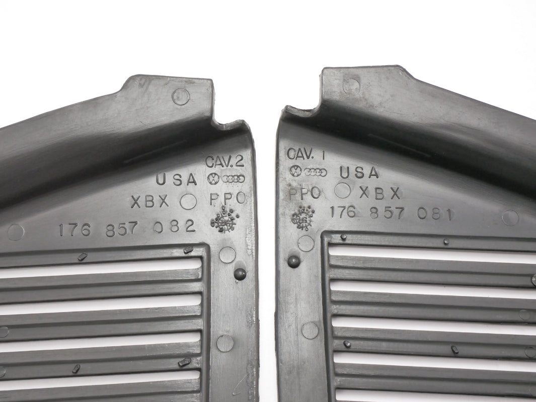 Dash Speaker Grille Cover Set 85-87 VW Jetta Golf GTI Mk2 - OEM - 176 857 081