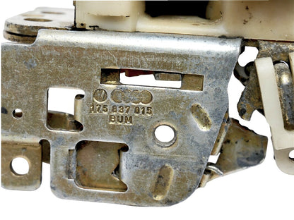 LH Front Early Door Latch 75-77 VW Rabbit MK1 Scirocco - Genuine - 175 837 015