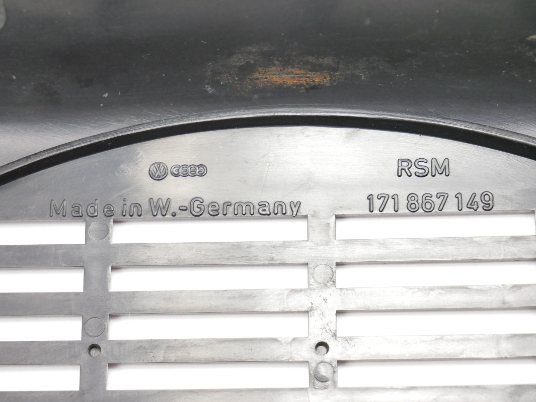 LH Speaker Grille Cover 85-87 VW Rabbit Cabriolet & Jetta MK1- OEM - 171 867 149
