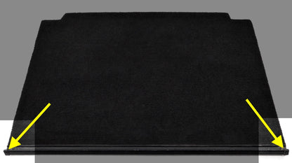 Parcel Shelf Cargo Cover End Trim Caps 80-93 VW Rabbit Convertible Cabriolet MK1