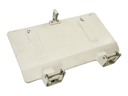 Rear License Plate Oil Filler Flap Door 80-91 VW Vanagon T3 White ~ Genuine OEM
