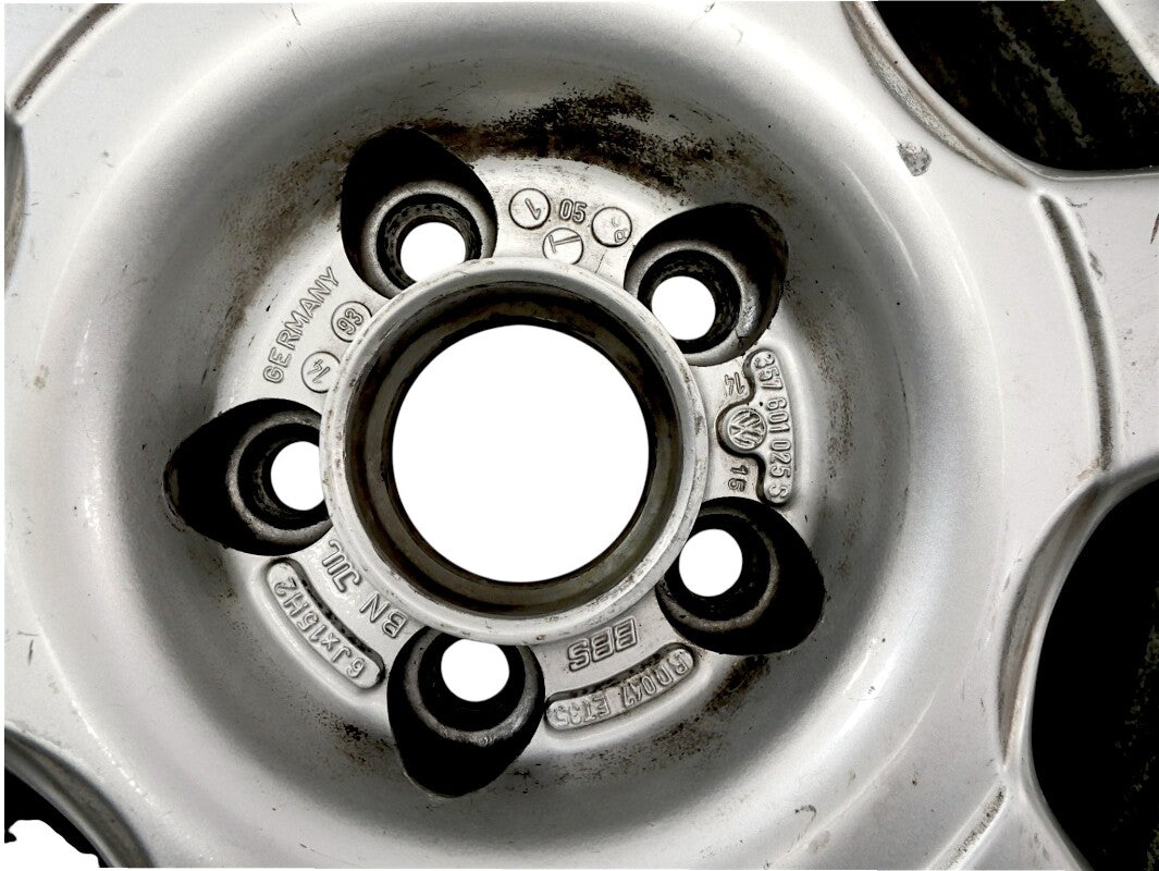 Stock BBS 15" Alloy Wheel Rims Set 90-97 VW Passat B3 B4 5x100 Jetta GTI VR6 MK3