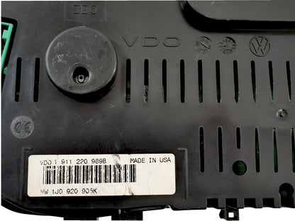 65k Mile Gauge Cluster Speedometer 2001 01 VW Jetta Golf MK4 Gas - 1J0 920 905 K